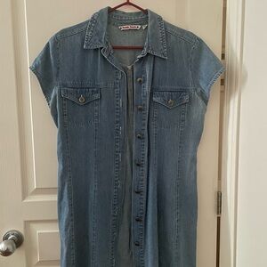 Razzle Dazzle Denim Shirt Dress